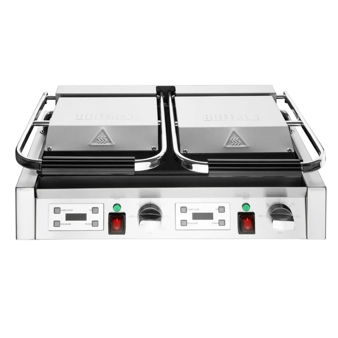 Buffalo Double Contact Grill Ribbed Plates - Image 5
