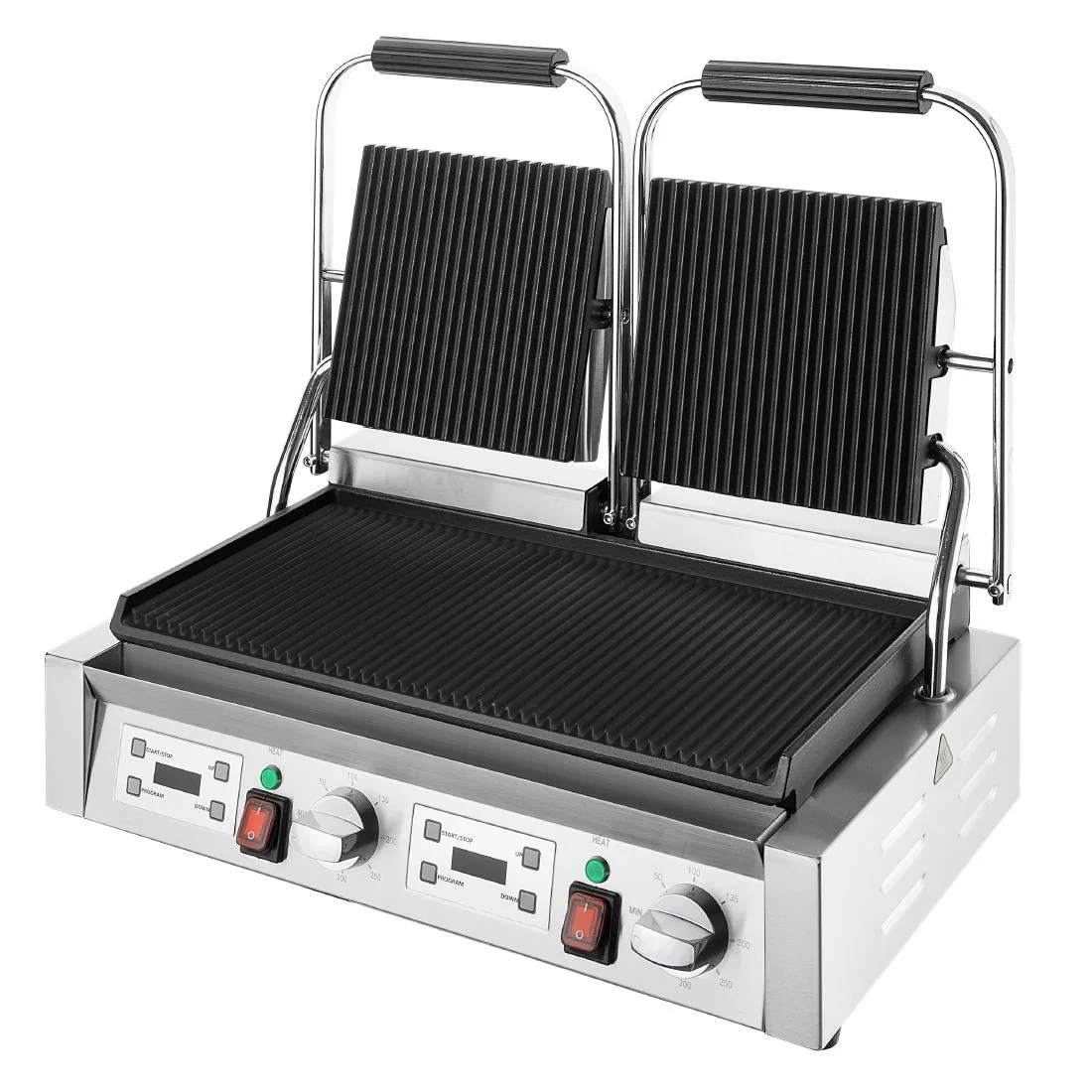 Buffalo Double Contact Grill Ribbed Plates - Image 7