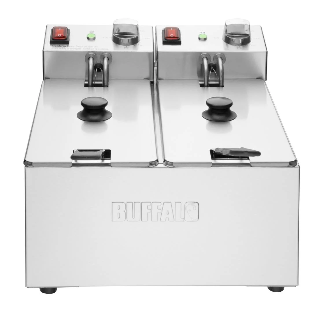 Buffalo Countertop Electric Fryer 2x3Ltr - Image 4