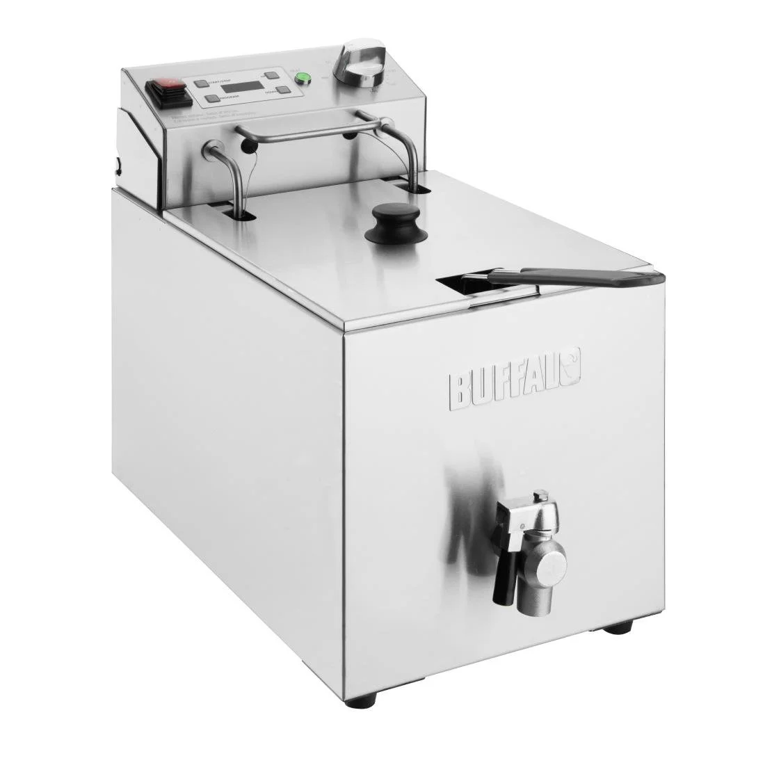 Buffalo Countertop Electric Fryer with Timer 8Ltr
