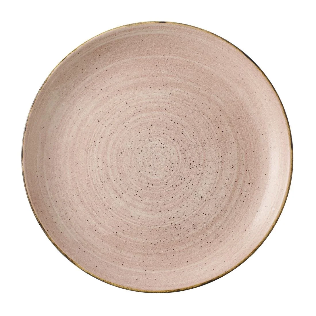 Churchill Stonecast Raw Terracotta Evolve Coupe Plates 288mm (12 Pack) - Image 1