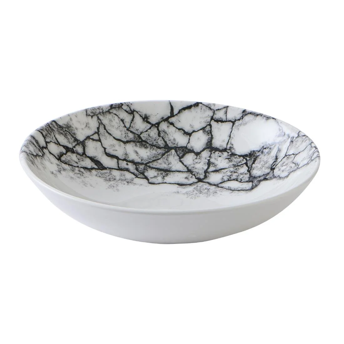Churchill Kintsugi Accents Evolve Coupe Bowls Quartz Black 182mm (12 Pack) - Image 3