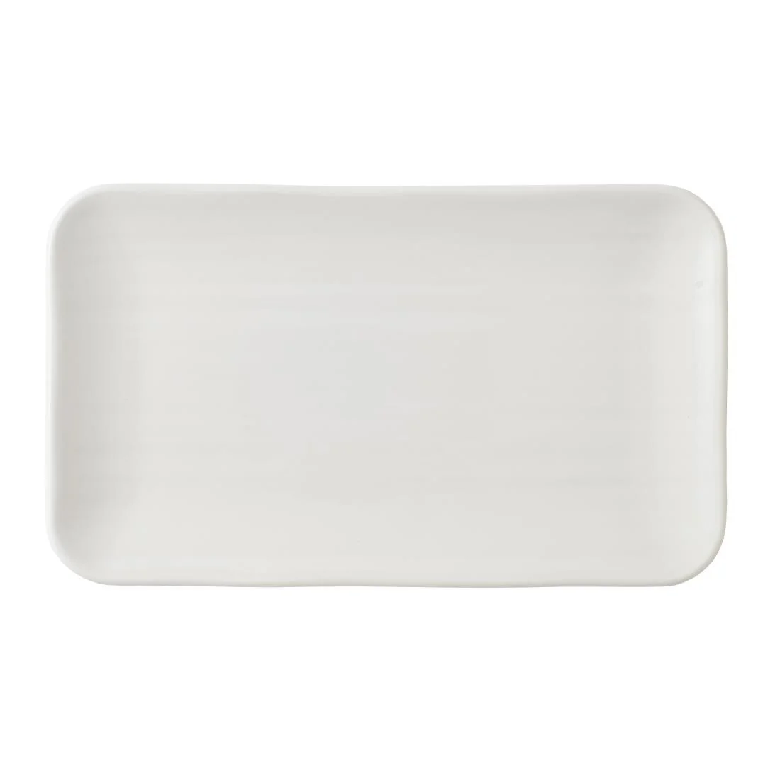 Dudson Harvest Organic Rectangular Plates Norse White 270x160mm (12 Pack)