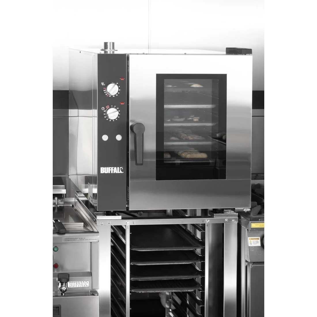 Buffalo Convection Oven with Humidity 5x GN 1/1 - Image 4