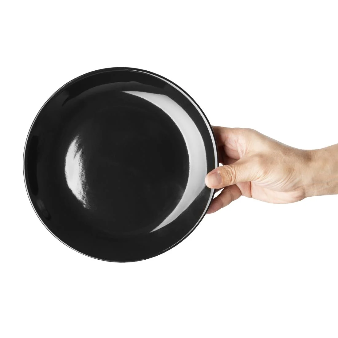 Olympia Cafe Coupe Plates Black 200mm (12 Pack) - Image 6