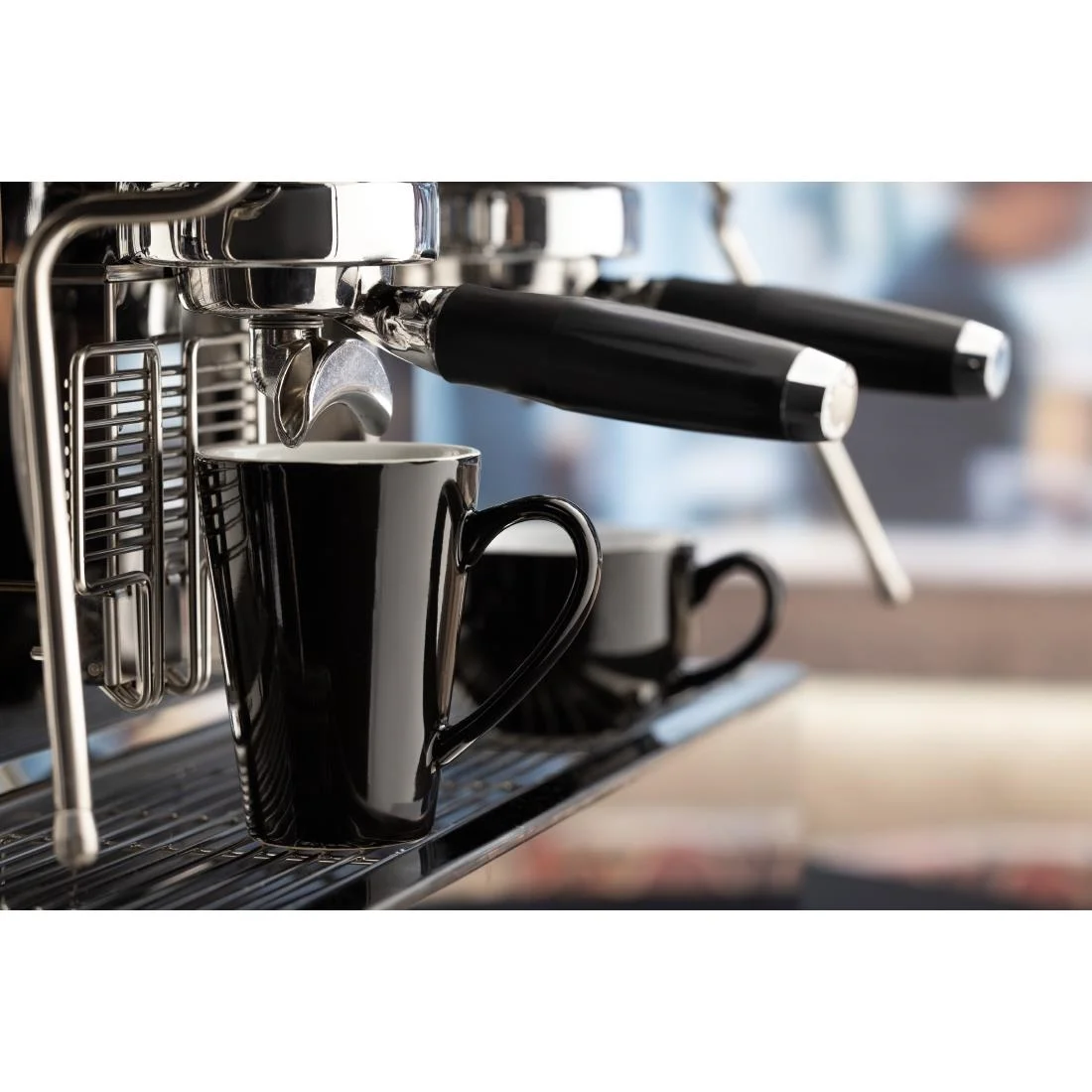 Olympia Cafe Latte Cups Black 340ml (12 Pack) - Image 7