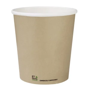 Fiesta Compostable Coffee Cups Single Wall 8oz (Pack of 50)