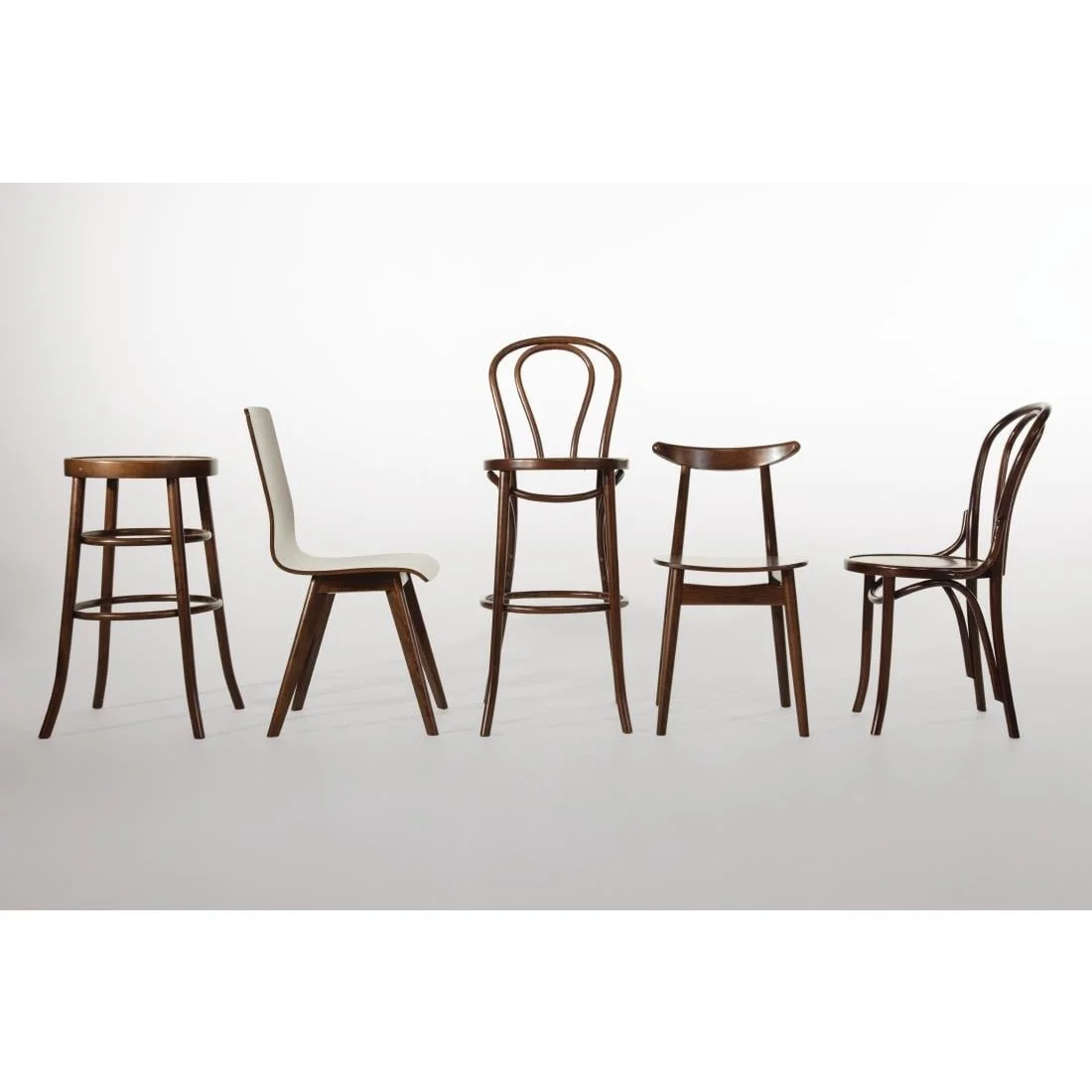 Fameg Bentwood Bistro High Stool - Image 2