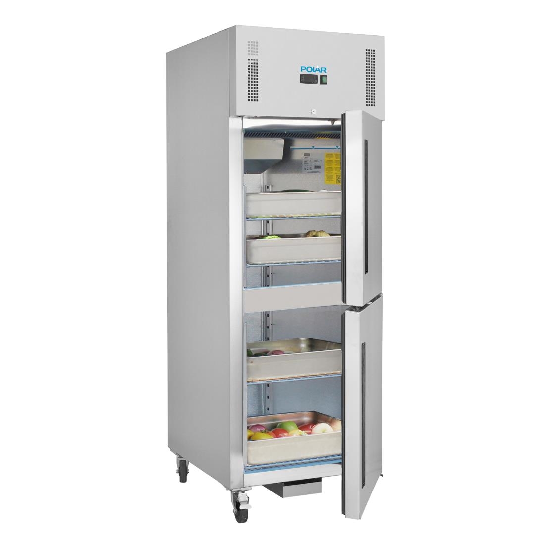Polar Upright Stable Door Gastro Refrigerator 600Ltr