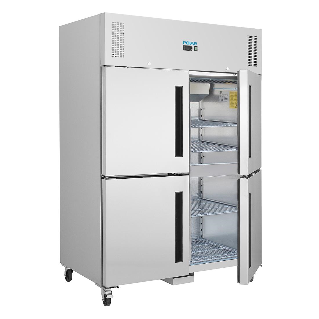 Polar Upright Double Stable Door Gastro Refrigerator 1200Ltr