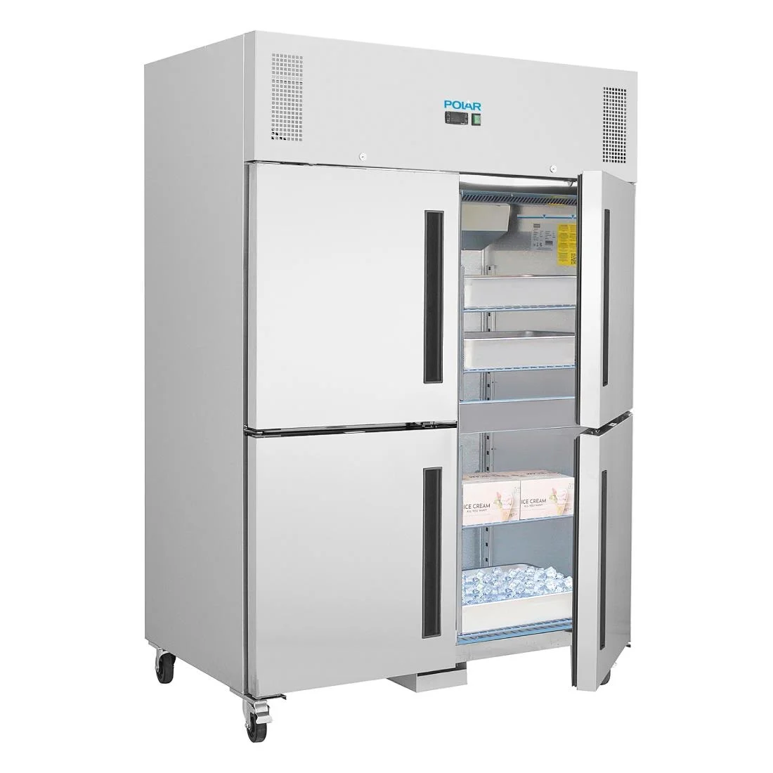 Polar Upright Double Stable Door Gastro Freezer 1200Ltr - Image 7