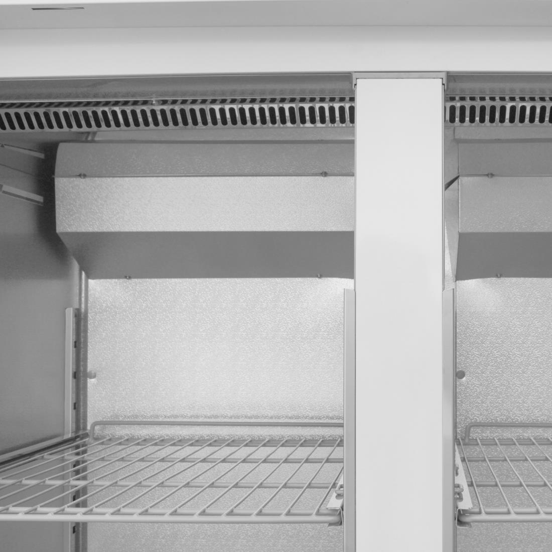 Polar Upright Double Stable Door Gastro Freezer 1200Ltr