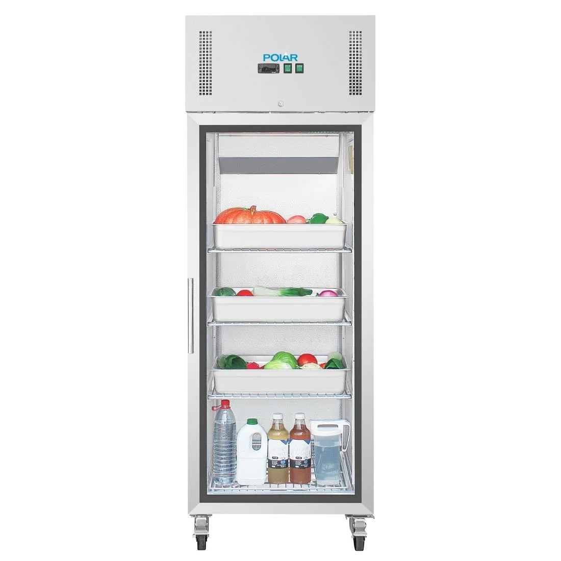 Polar Upright Glass Door Gastro Refrigerator 600Ltr - Image 4