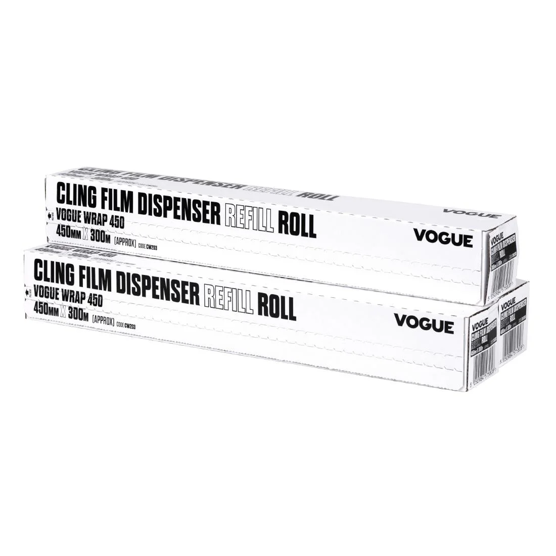 Vogue Cling Film 300m fits Wrap450 Dispenser (Pack of 3) - Image 2