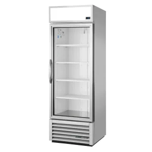 True 1 Glass Door 538L Upright Display Fridge Aluminium GDM-19T-HC-LD-Alu