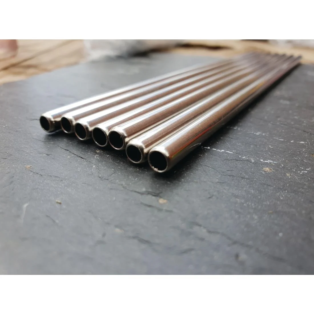 Beaumont Stainless Steel Metal Straws 8.5" (Pack of 25) - Image 6