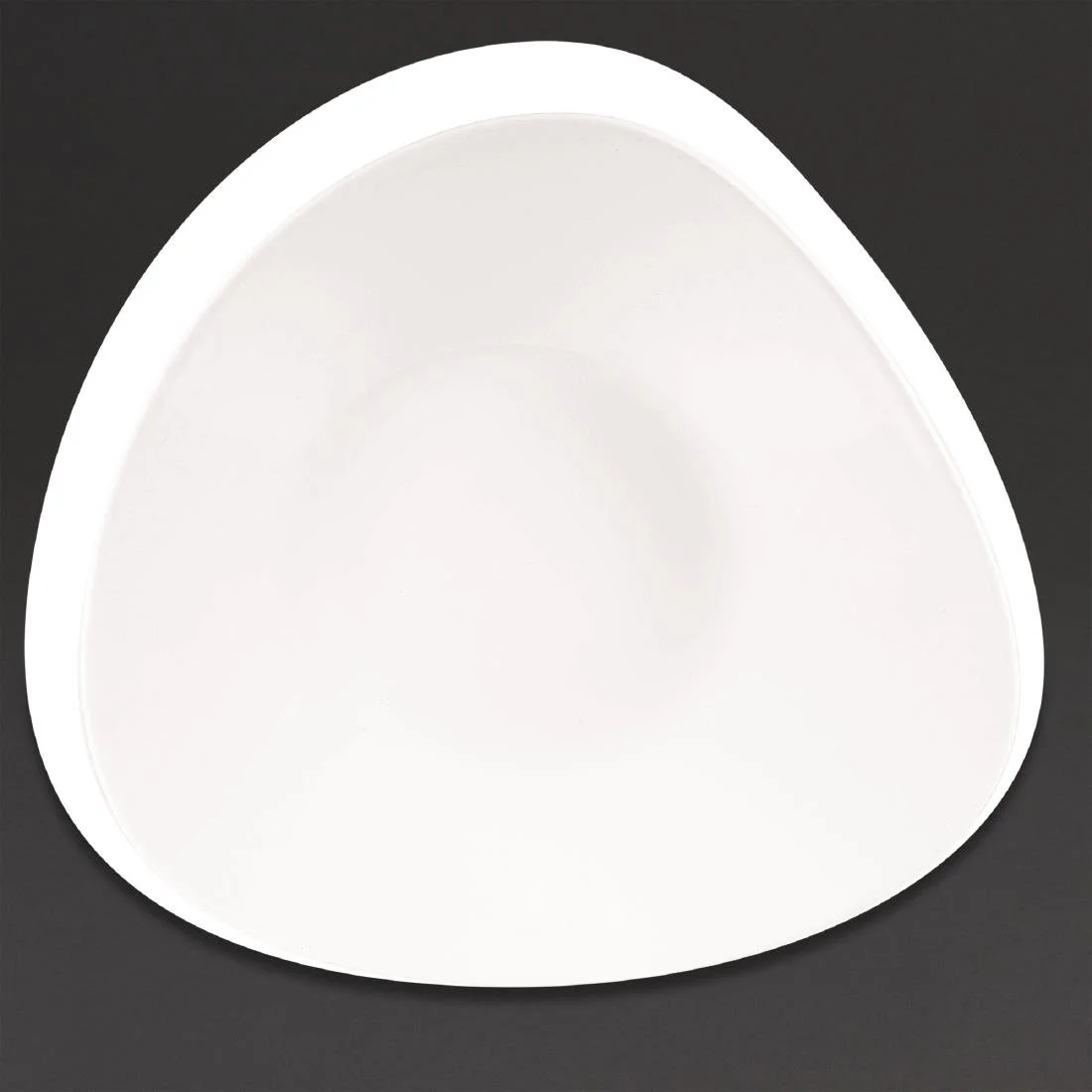 Churchill Lotus Triangular Shallow Bowls White 238mm (12 Pack)