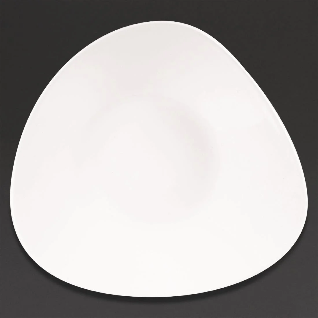 Churchill Lotus Triangular Shallow Bowls White 278mm (12 Pack)
