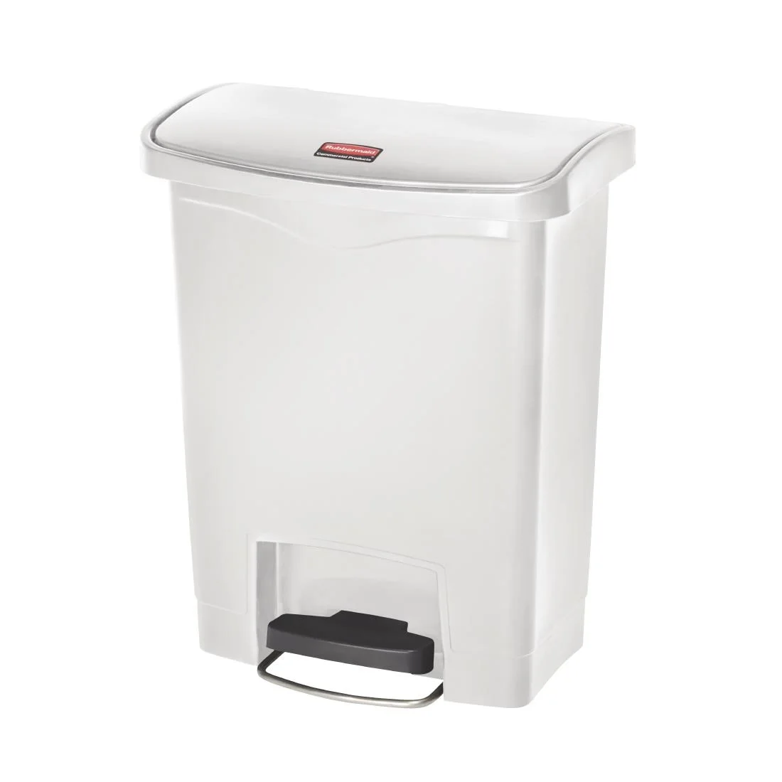 Rubbermaid Slim Jim Step on Bin Front Pedal 30Ltr White - Image 3