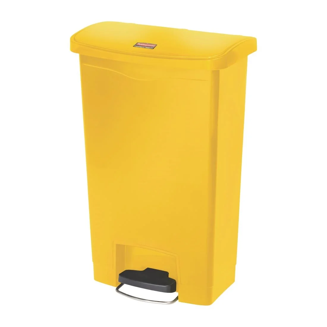 Rubbermaid Slim Jim Step on Bin Front Pedal 50Ltr Yellow - Image 3