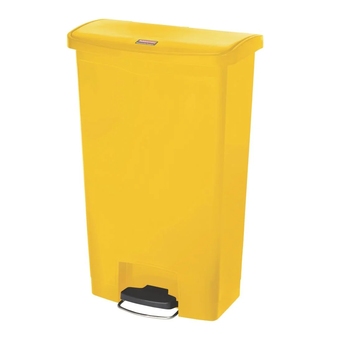 Rubbermaid Slim Jim Step on Bin Front Pedal 68Ltr Yellow - Image 2