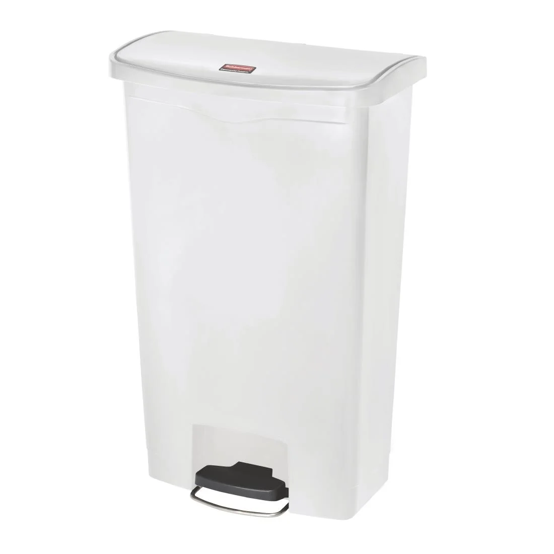 Rubbermaid Slim Jim Step on Bin Front Pedal 68Ltr White - Image 2