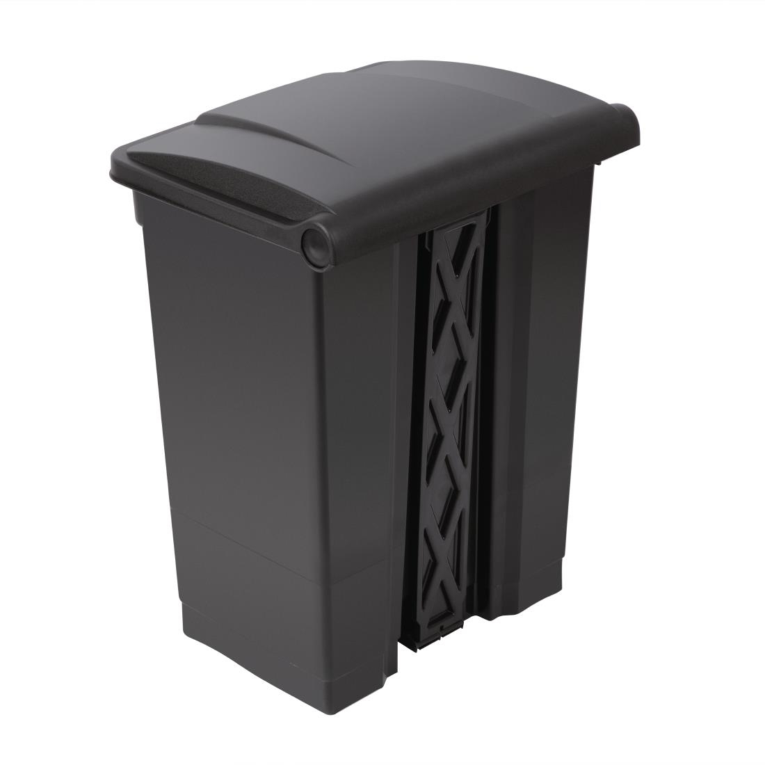 Jantex Kitchen Pedal Bin Black 65Ltr