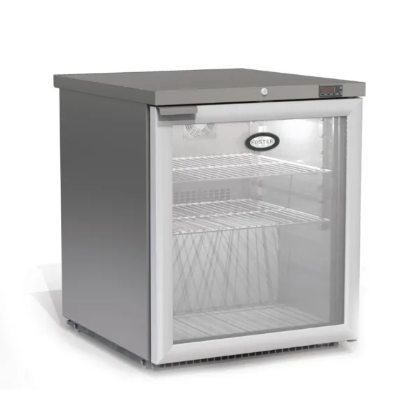 Foster 1 Glass Door 200Ltr Under Counter Fridge HR200G 13/114