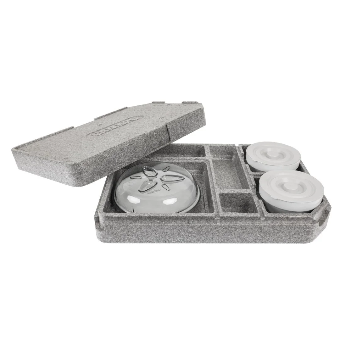 Cambro EPP Tablotherm Meal Delivery System with Dishes - Image 3