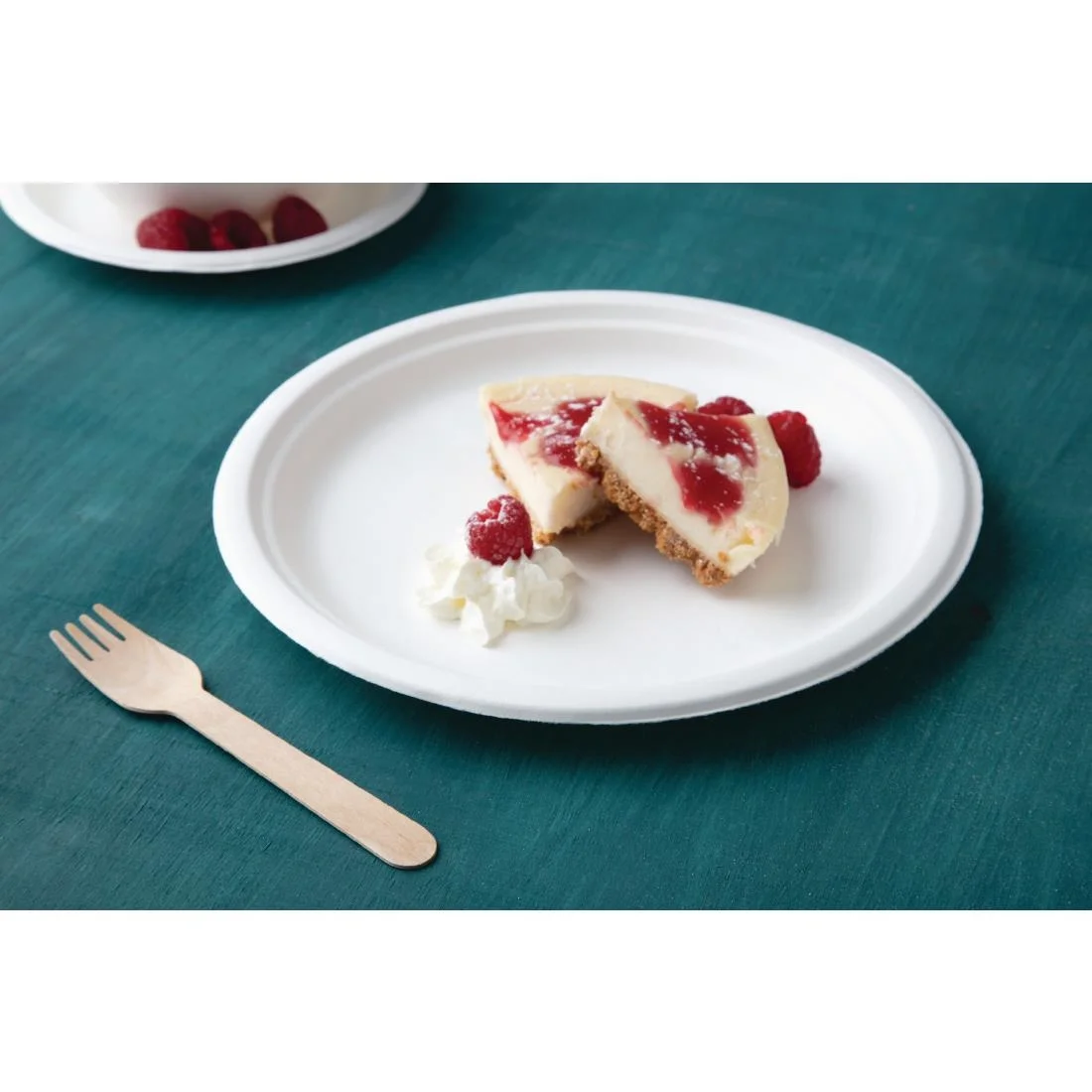 Fiesta Compostable Bagasse Plates Round 260mm (Pack of 50) - Image 2