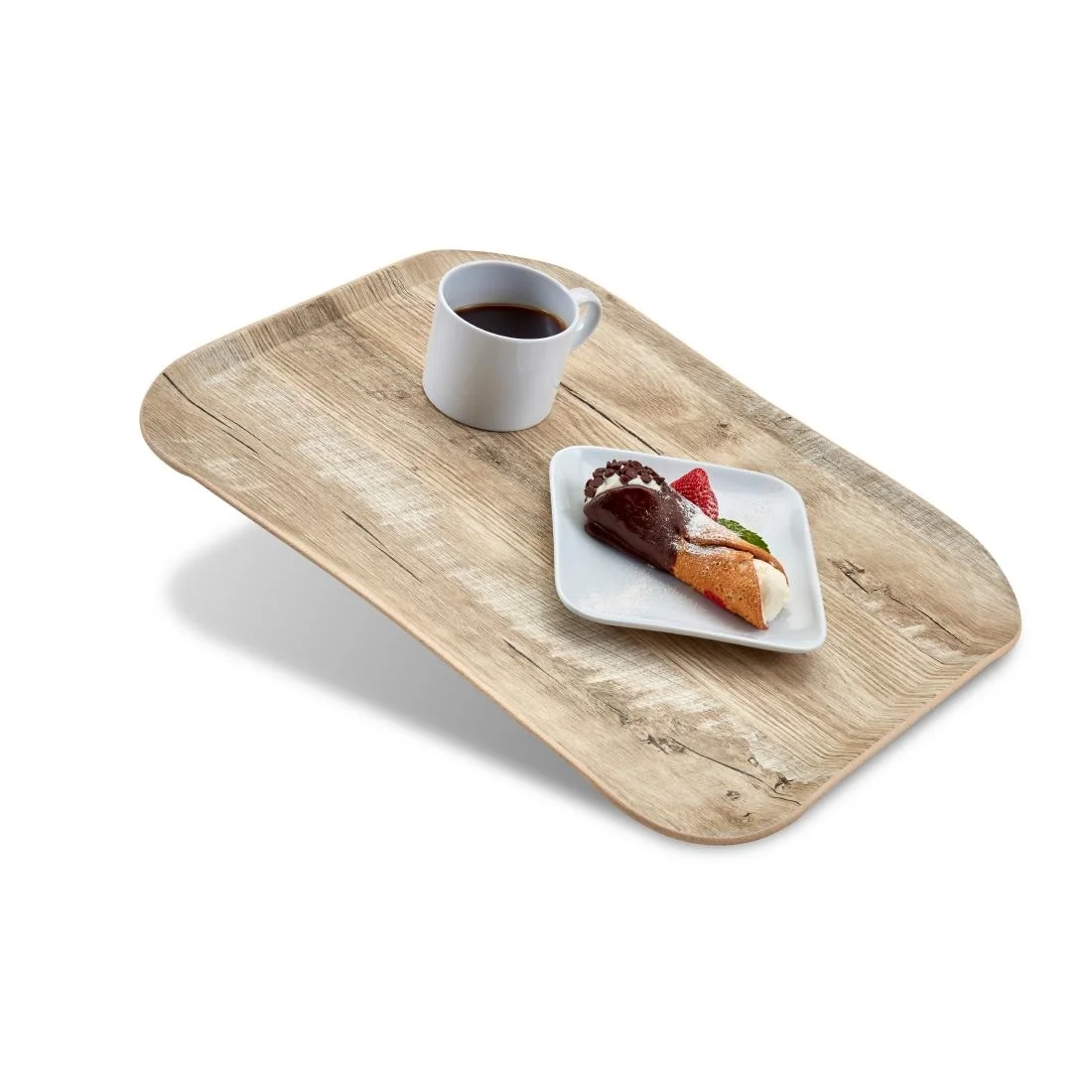 Cambro VersaTray Century Non Slip Wood Grain Light Oak - Image 2