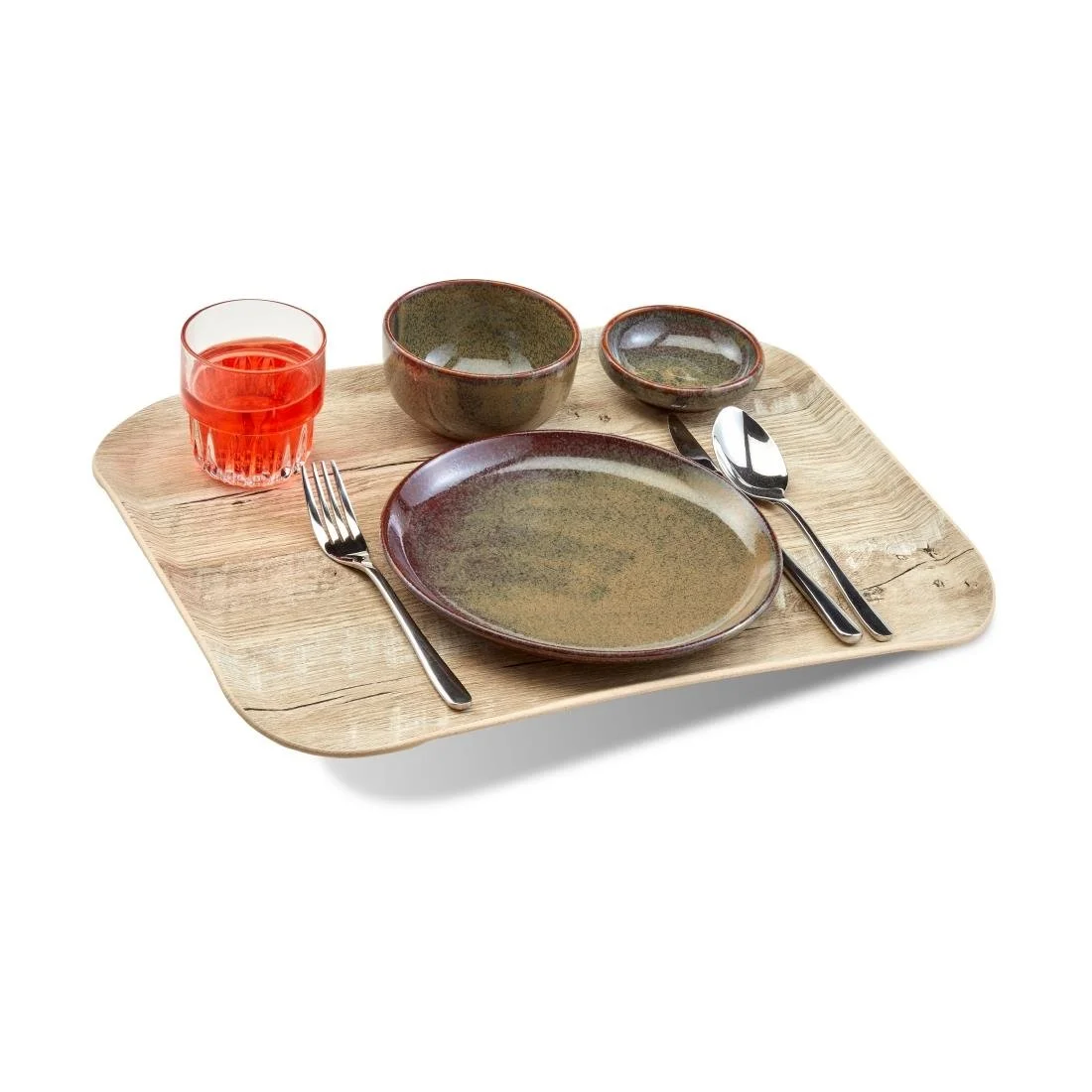 Cambro VersaTray Century Non Slip Wood Grain Light Oak - Image 3