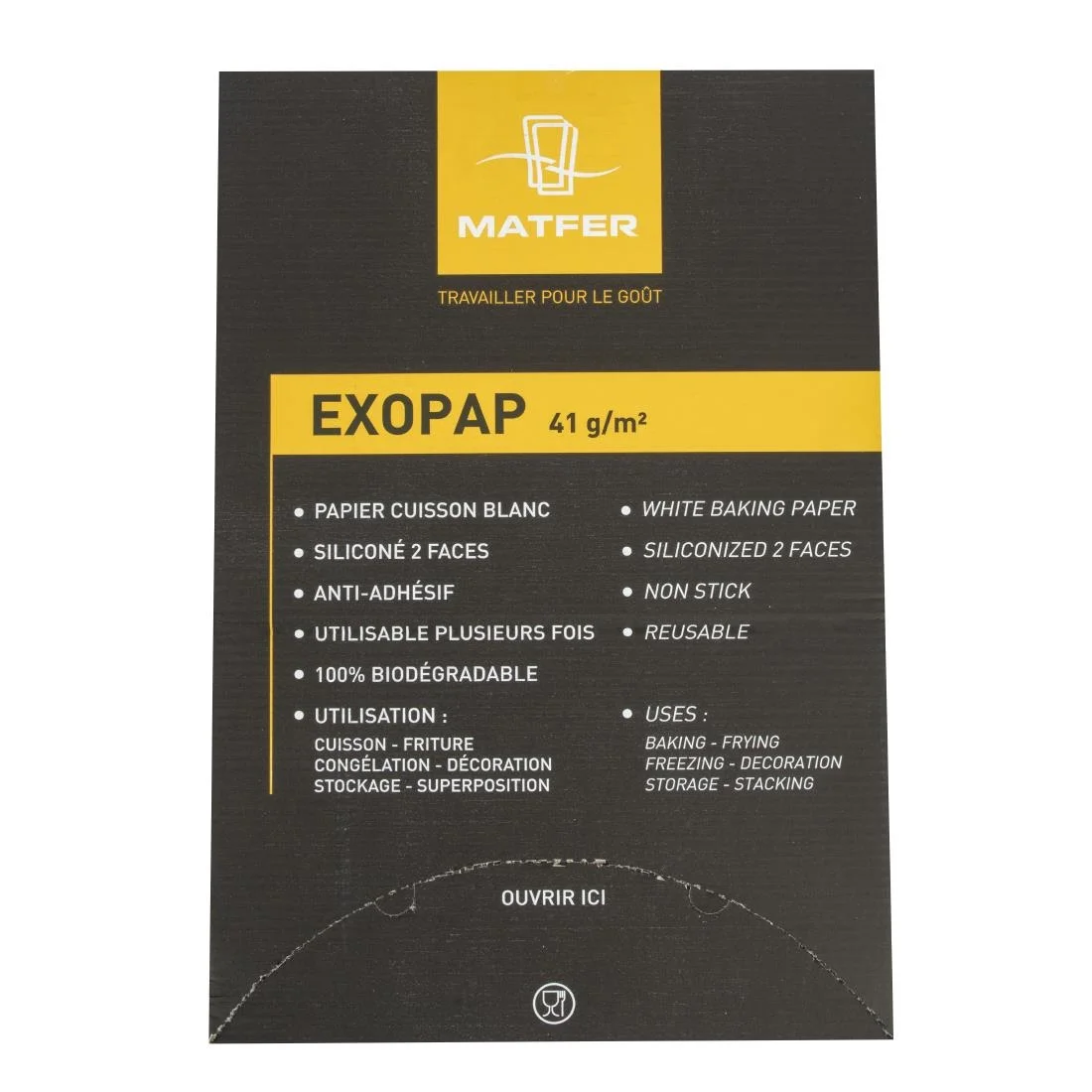 Matfer Bourgeat Exopap Baking Paper 600 x 400mm (Pack of 500) - Image 2