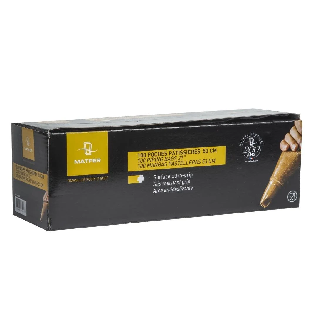 Matfer Bourgeat Disposable Piping Bags Clear (Roll of 100x530mm) - Image 2