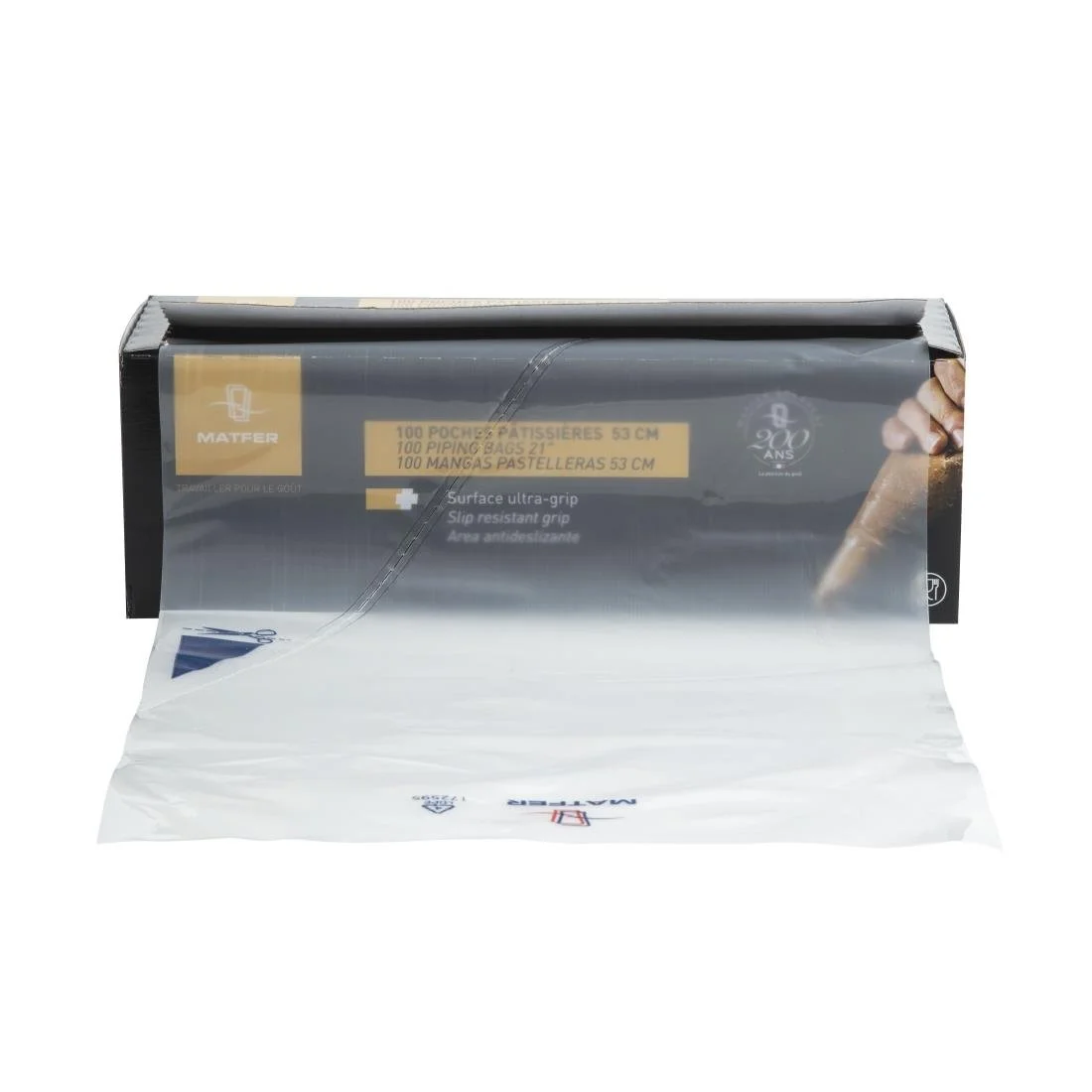Matfer Bourgeat Disposable Piping Bags Clear (Roll of 100x530mm) - Image 7