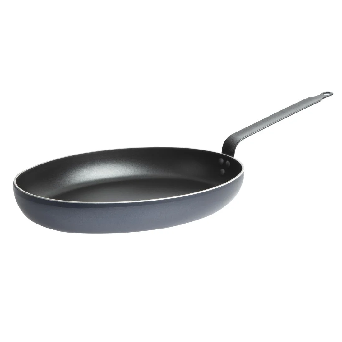 Matfer Bourgeat Classe Chef Aluminium Non-Stick Oval Fish Frying Pan - Image 2