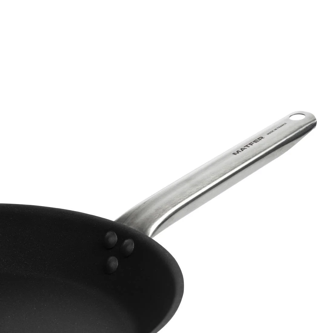 Matfer Bourgeat Tradition Stainless Steel Pro Non-Stick Frying Pan 24cm - Image 2