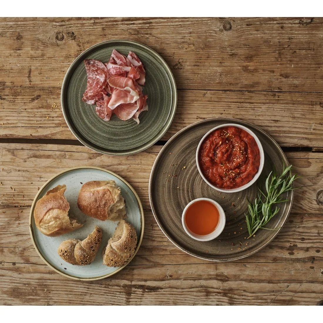 Stonecast Blueberry Walled Plates 8 1/4 " (6 Pack) - Image 2