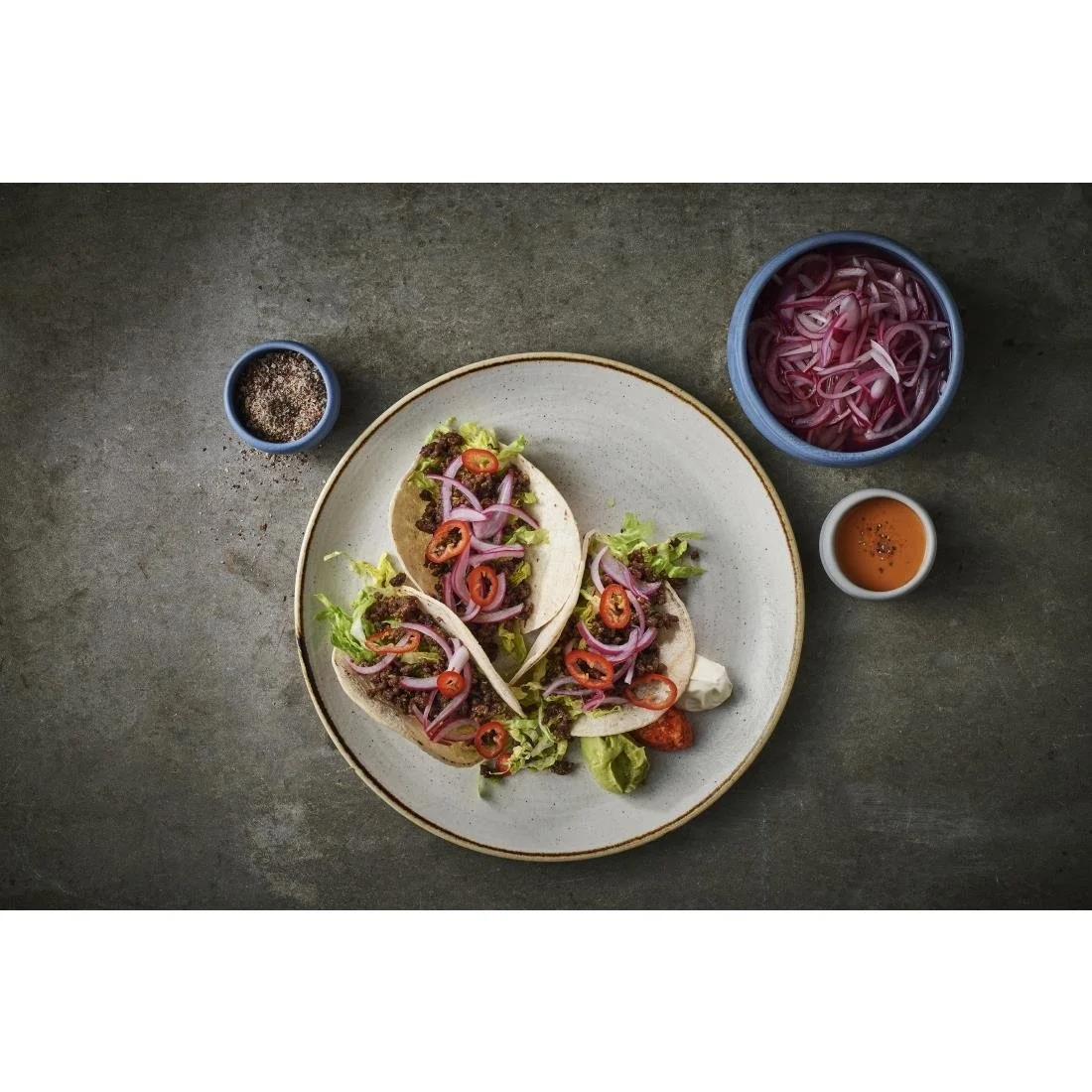 Churchill Stonecast Raw Evolve Coupe Plates Grey 285mm (12 Pack) - Image 2