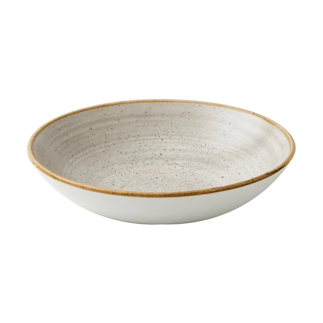 Churchill Stonecast Raw Coupe Bowls Grey 184mm (12 Pack) - Image 1