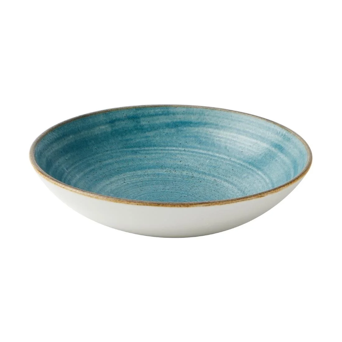 Churchill Stonecast Raw Coupe Bowls Teal 184mm (12 Pack) - Image 2