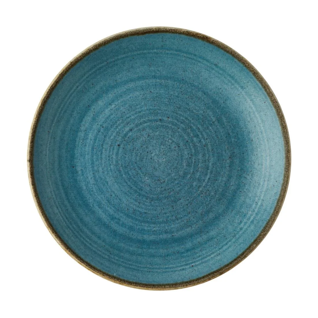Churchill Stonecast Raw Evolve Coupe Plates Teal 220mm (12 Pack) - Image 1
