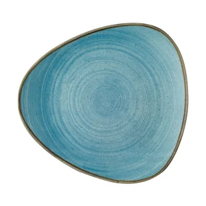 Churchill Stonecast Raw Lotus Plates Teal 254mm (12 Pack)