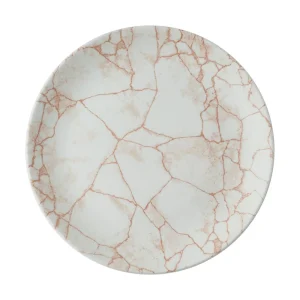 Churchill Studio Prints Kintsugi Evolve Coupe Plates Coral 260mm (12 Pack)