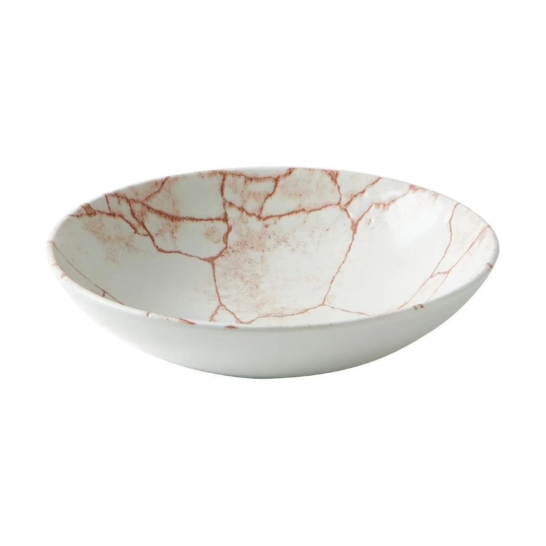 Churchill Studio Prints Kintsugi Evolve Coupe Bowls Coral 184mm (12 Pack) - Image 1