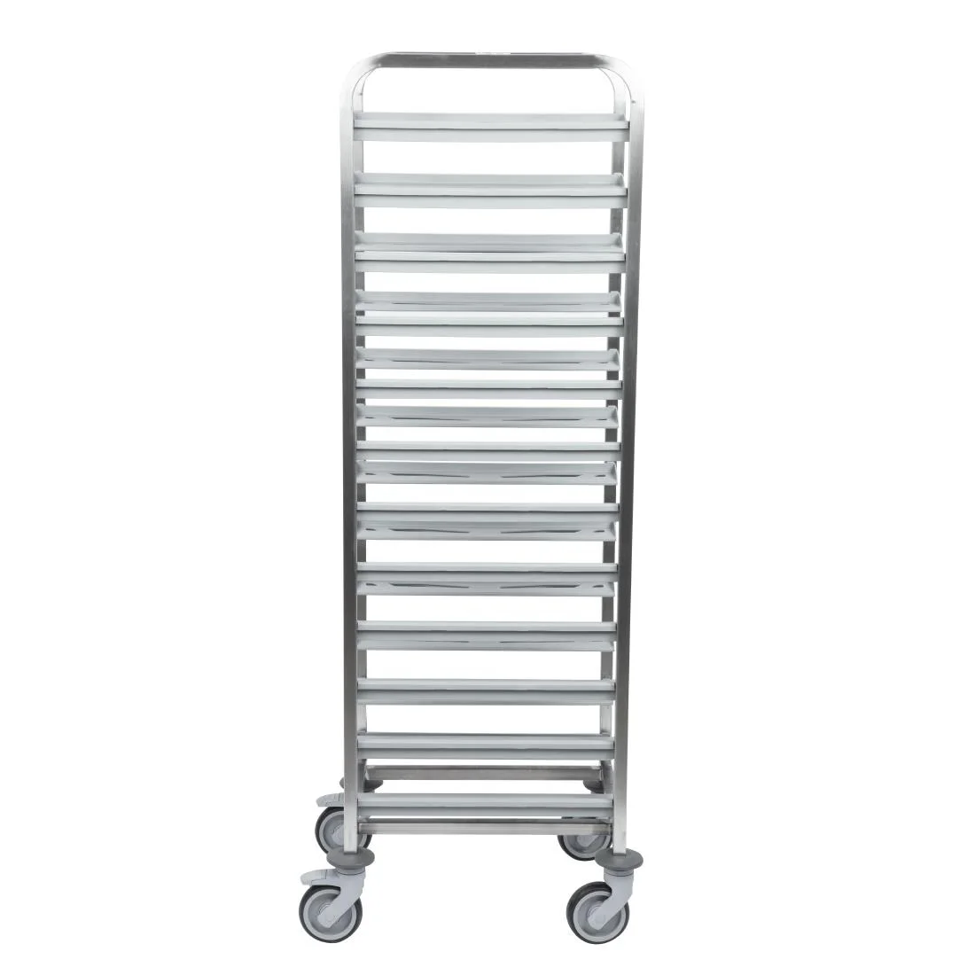 Matfer Bourgeat 12 Tray Cafeteria Trolley Grey - Image 4