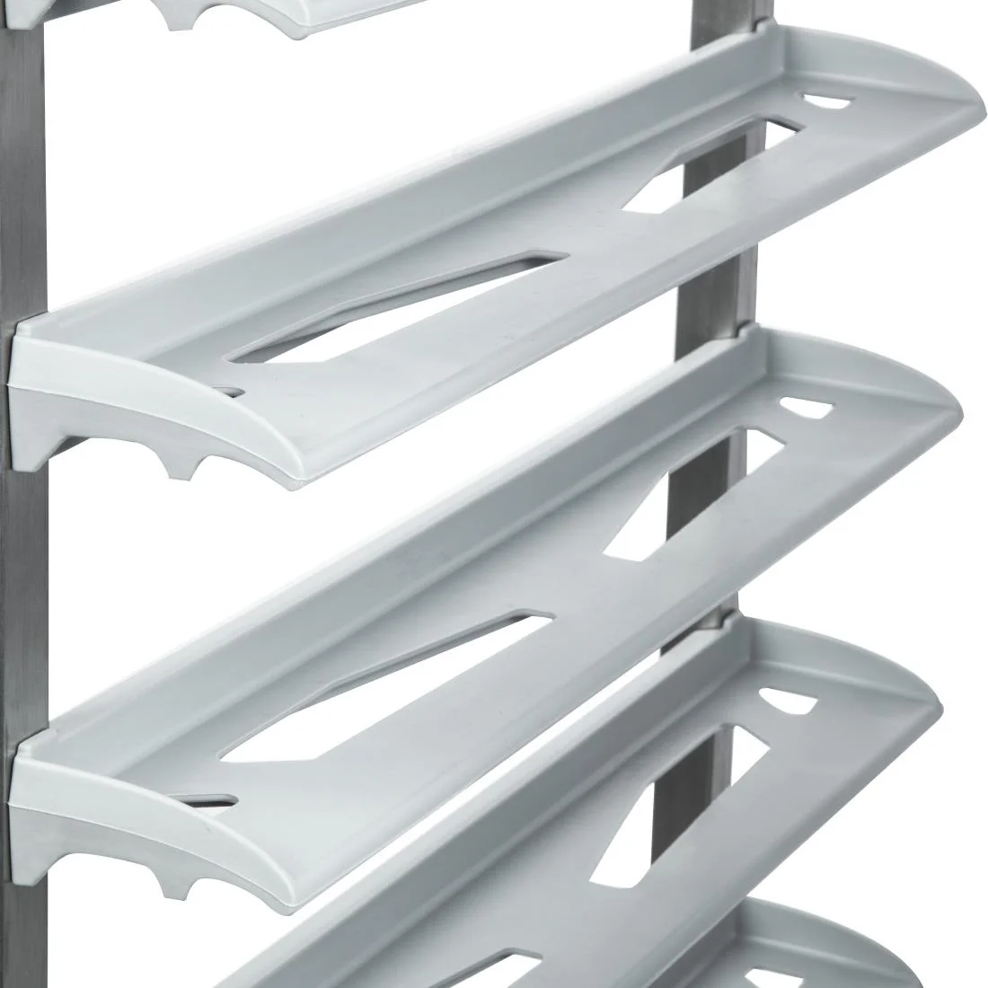 Matfer Bourgeat 12 Tray Cafeteria Trolley Grey - Image 5