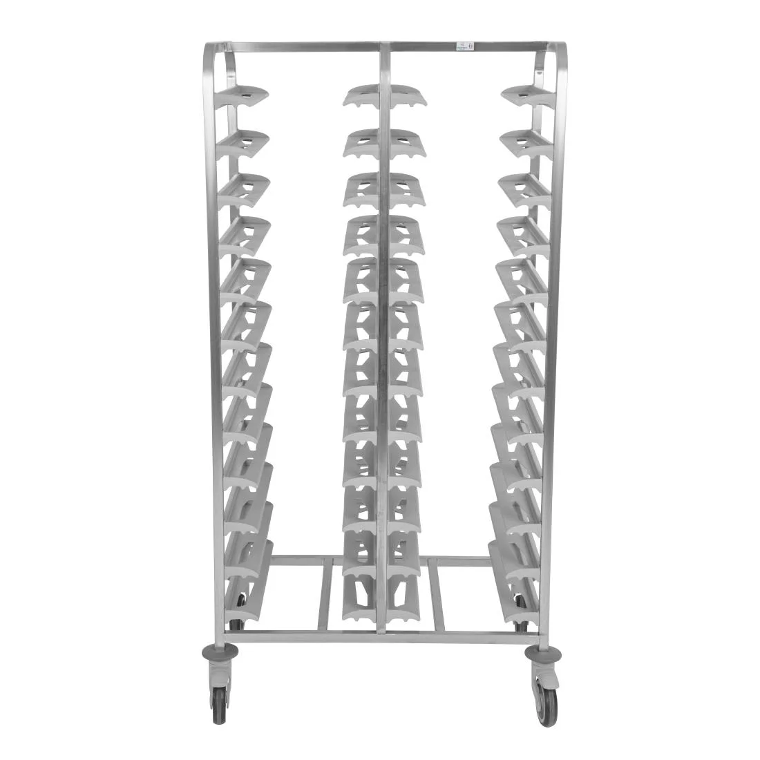 Matfer Bourgeat 24 Tray Cafeteria Trolley Grey - Image 2