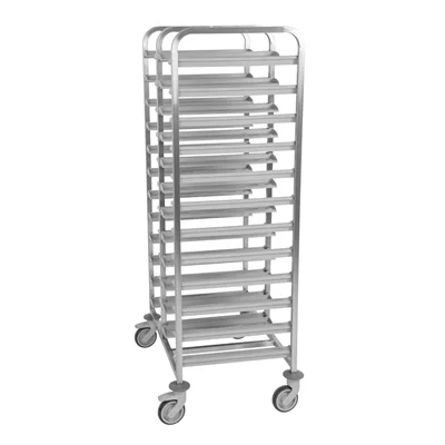 Matfer Bourgeat 24 Tray Cafeteria Trolley Grey - Image 3