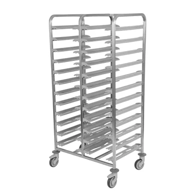 Matfer Bourgeat 24 Tray Cafeteria Trolley Grey - Image 4